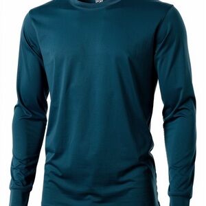 Lands' End Men's Deep Blue Long Sleeve Shirt